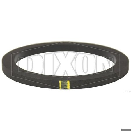 Dixon 4 BLACK FKM GASKET VITON A, YELLOW OD 400-G-VIA